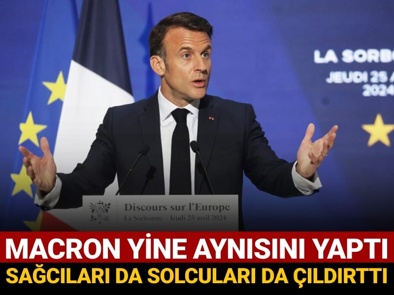 macron yine aynisini yapti sagcilari da solculari da cildirtti Jqg4EYll