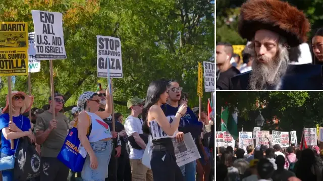 new yorkta filistinle dayanisma gosterisi duzenlendi YKCesPeL