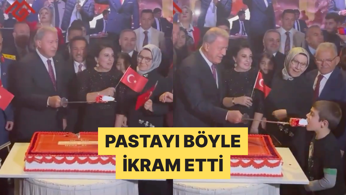 hulusi akar kucuk cocuga pastayi kilicla ikram etti ahH23d6B.jpg