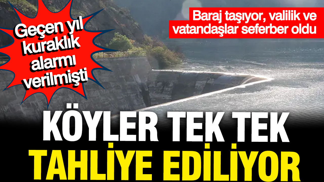 Almus Barajı Taşma Noktasında: Köylüler Tahliye Edilmeye Başlandı